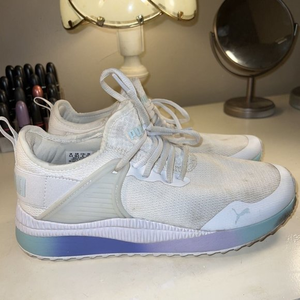 Puma Pacer Next Cage Women's White/Tie Dye Low Top‎ Running Sneaker Shoes Sz 8